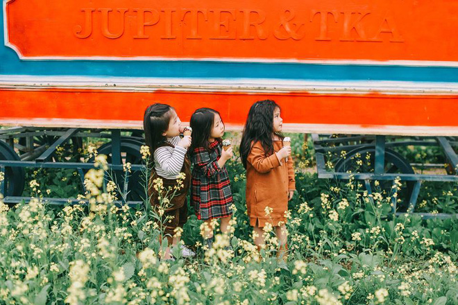Bộ ba bạn thân Mầm - Mũm - Mon xuất hiện siêu yêu trong bộ ảnh chụp trên cánh đồng hoa cải - Ảnh 21.
